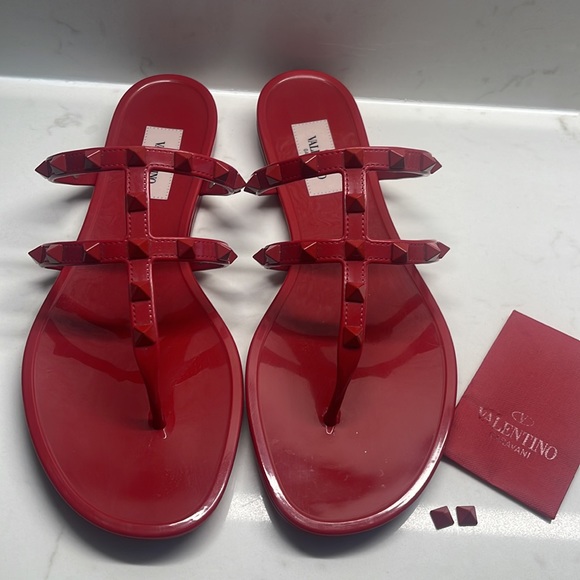 Authentic Valentino jelly sandals size 39 - Picture 4 of 4